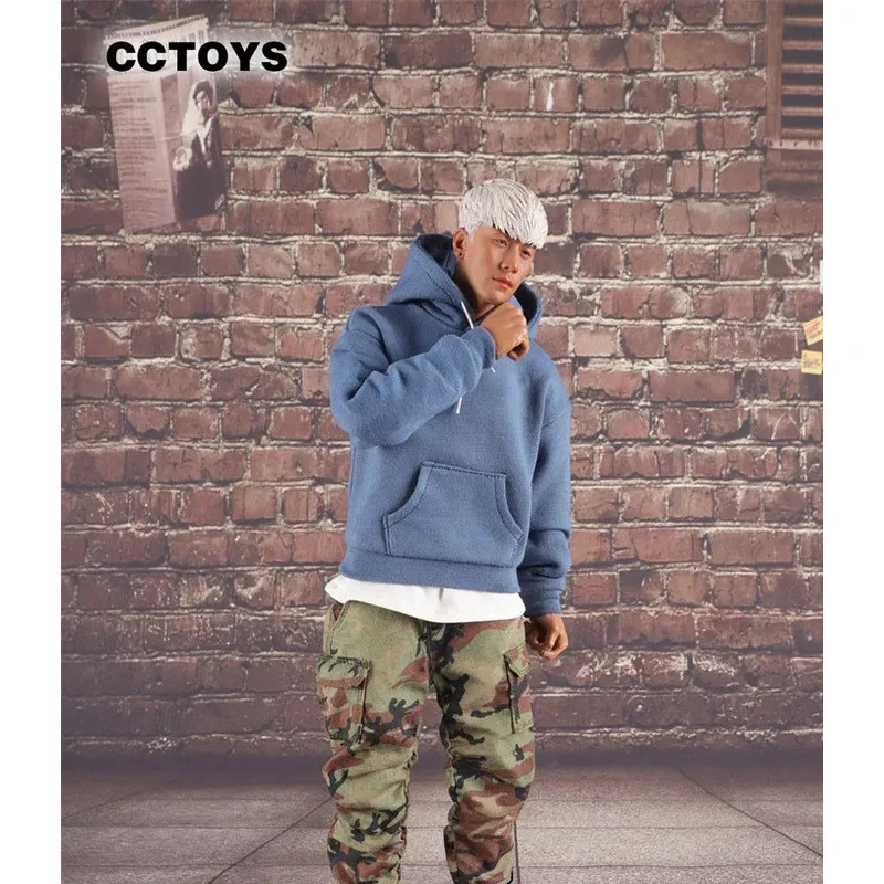 CCTOYS CC010 1/6 스케일 남성 의류 패션 스포츠 스타일 후드 스웨터 스포츠 후디 12인치 PH Tbl 액션 피규어에 적합