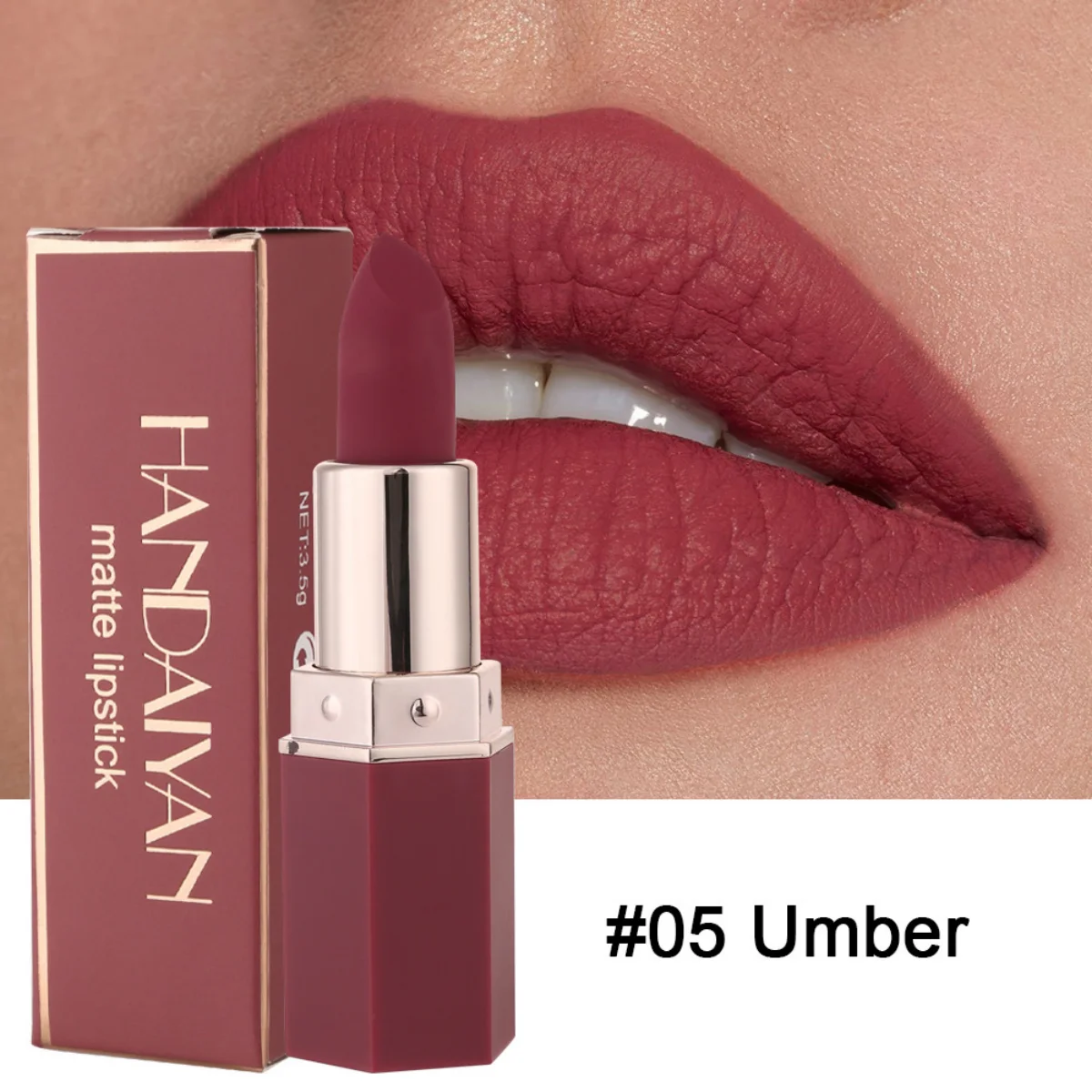 6 farben Sexy Matte Lippenstift Wasserdicht Langlebige Farbwiedergabe Nicht-stick Samt Lippen Liner Bleistift Frau Make-Up Kosmetik – Detail 9