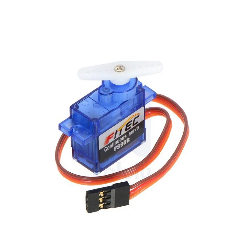 Feetech 1.3kg Analog Continuous Servo FS90R  360 DegreeContinuous Rotation 9g Servo for RC Radio Control Parts Karbonite Hs-65