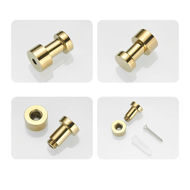 욕실 황동 로브 후크, 코트 후크, 벽, 가정용 다기능 수건 홀더, 옷 걸이 후크, 주방, 차고 보관, 1 개