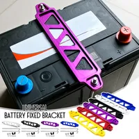 Universal Battery Tie Down Bracket for Subaru Fasten Brace Aluminum Bars for Honda Civic EK EG Battery Holder Down
