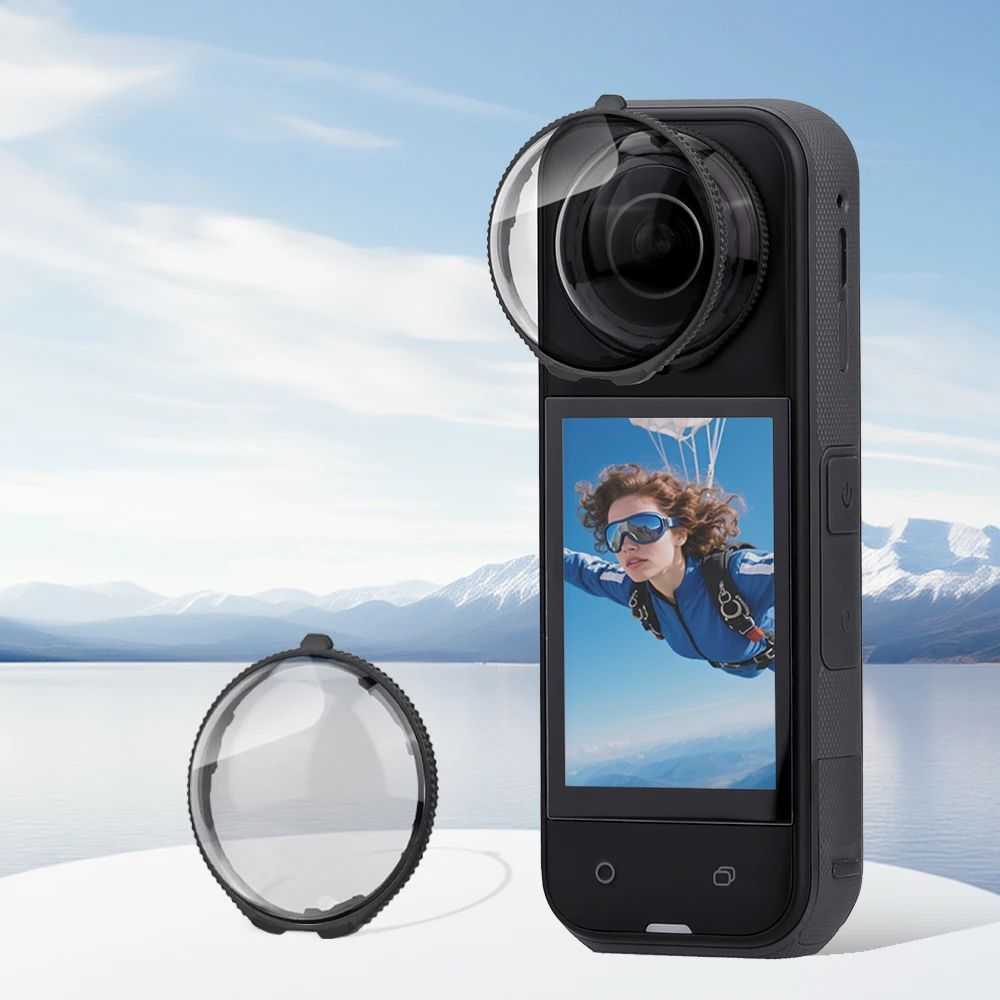 

Premium Protective Lens Optical Glass for Insta360 X5 Anti-fog Anti-fouling Anti-scratch Camera Accessories