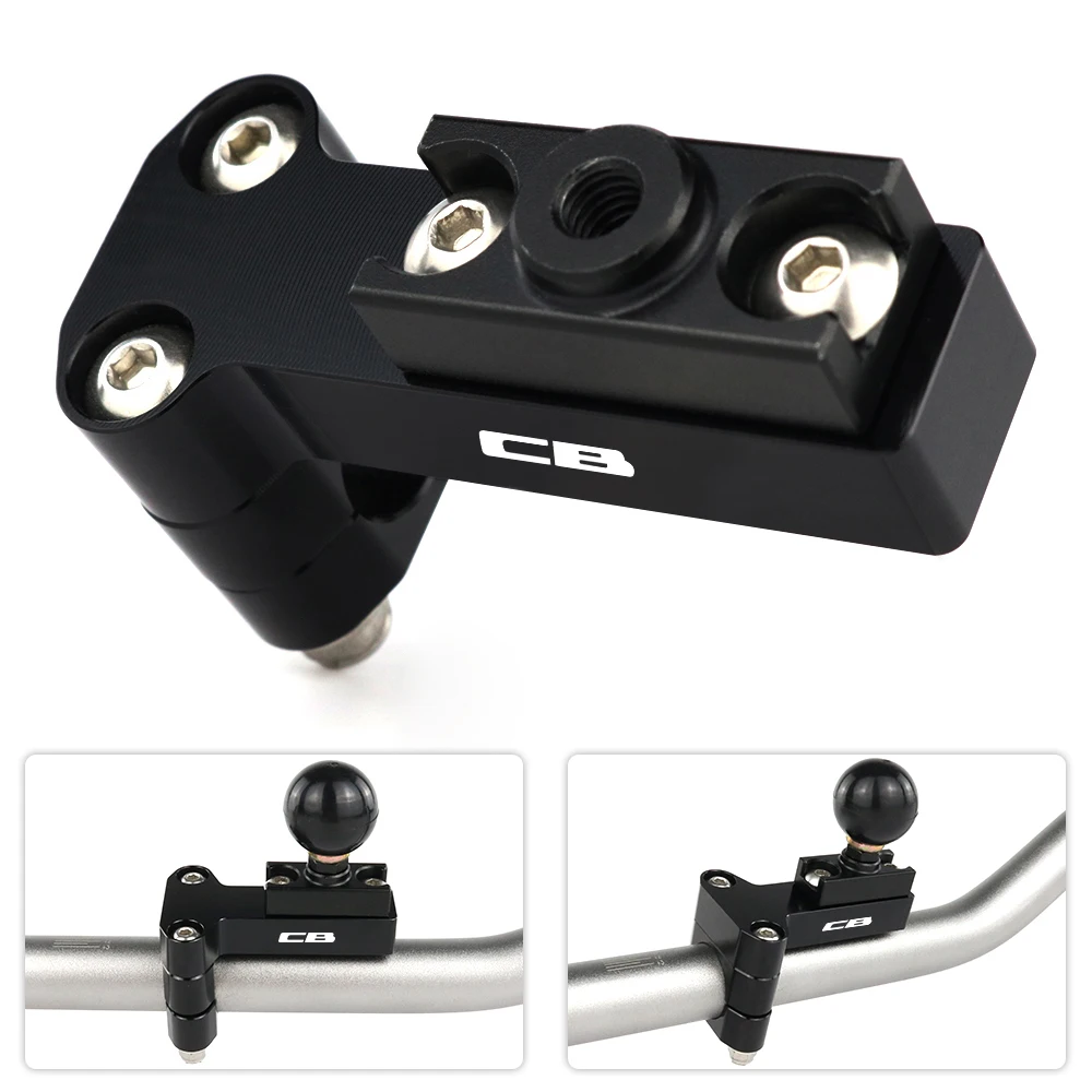 Motorcycle Phone Holder GPS 22mm Mount Bracket For Honda CB1000R CB300R CB500F CB500 1300 CB900F Hornet 900 CBF600 FMX650 St1100