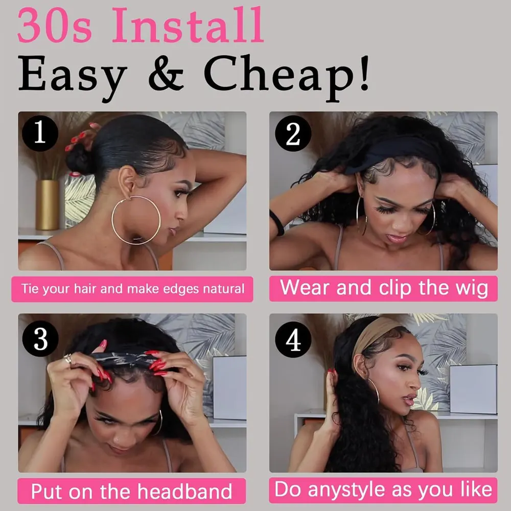 30 40 بوصة عقال شعر مستعار شعر الإنسان الجسم موجة شعر مستعار 200% الكثافة ريمي خصلات الشعر المستعار الإنسان للنساء السود البرازيلي جاهزة لارتداء شعر مستعار