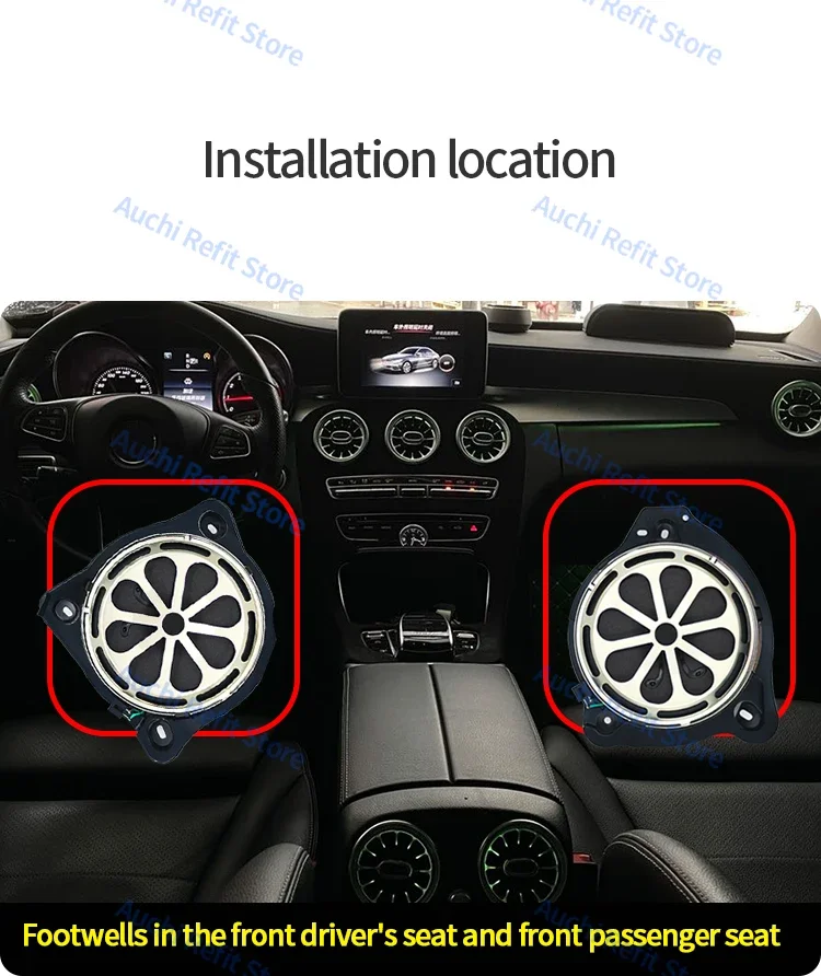 Eton MB195L – Subwoofer 20 Cm Per Mercedes GLC (X253), E-Class (W213), C-Class (W205), 2 Ohm, 200W - 2