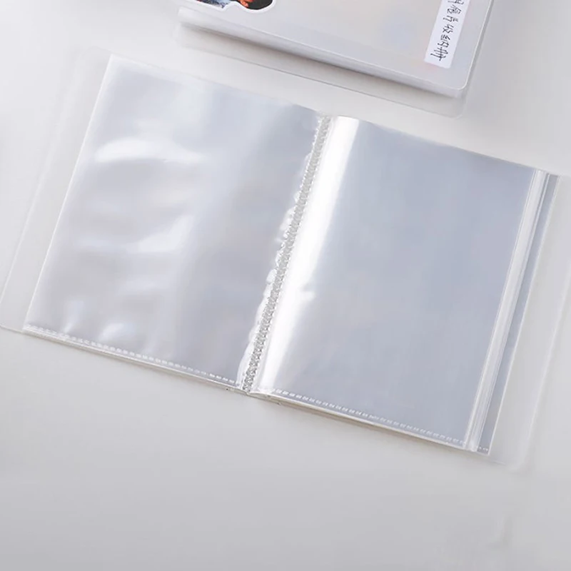 40 Pages A6 Postcards Pocket Storage Book Transparent Home Picture Album