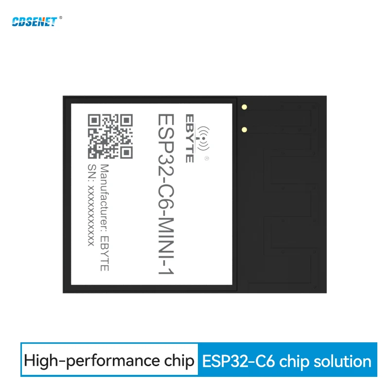 

2.4G Bluetooth Wifi IOT SoC Module CDSENET ESP32-C6-MINI-1 20dbm 200m WIFI6 BLE5.3 ESP32-C6 MQTT IPV6 4M Flash AT Command PCB