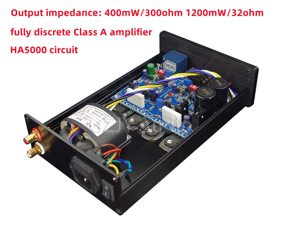 

Reference HA5000 Circuit, Pure Class A Headphone Amplifier, Field-Effect Transistor, 400mW/300Ω,1200mW/32Ω/16-600 ohms