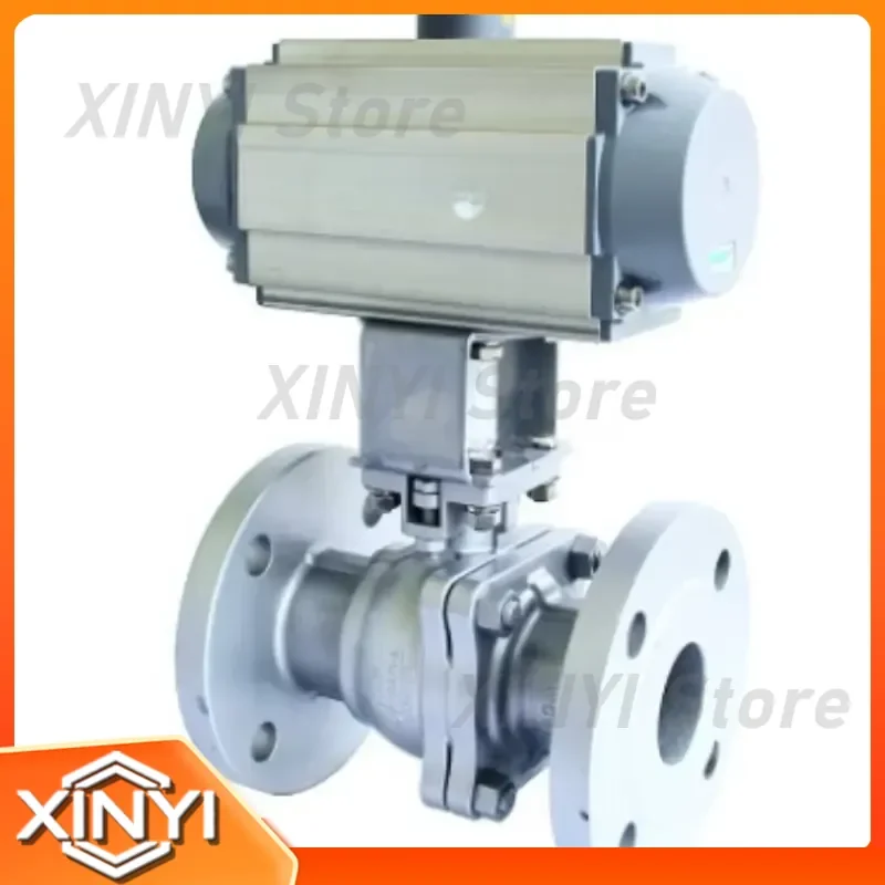 Pneumatic High Temperature Ball Valve Q641H for Steam Shut-Off with Position Feedback 304 Stainless Steel Carbon Steel High