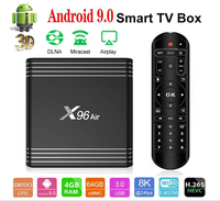 X96 Air Amlogic S905X3 Android 9.0 Smart TV Box 2.4G 5G Wifi 2G 16G 4GB 64GB 32GB Set Top Box Media Player