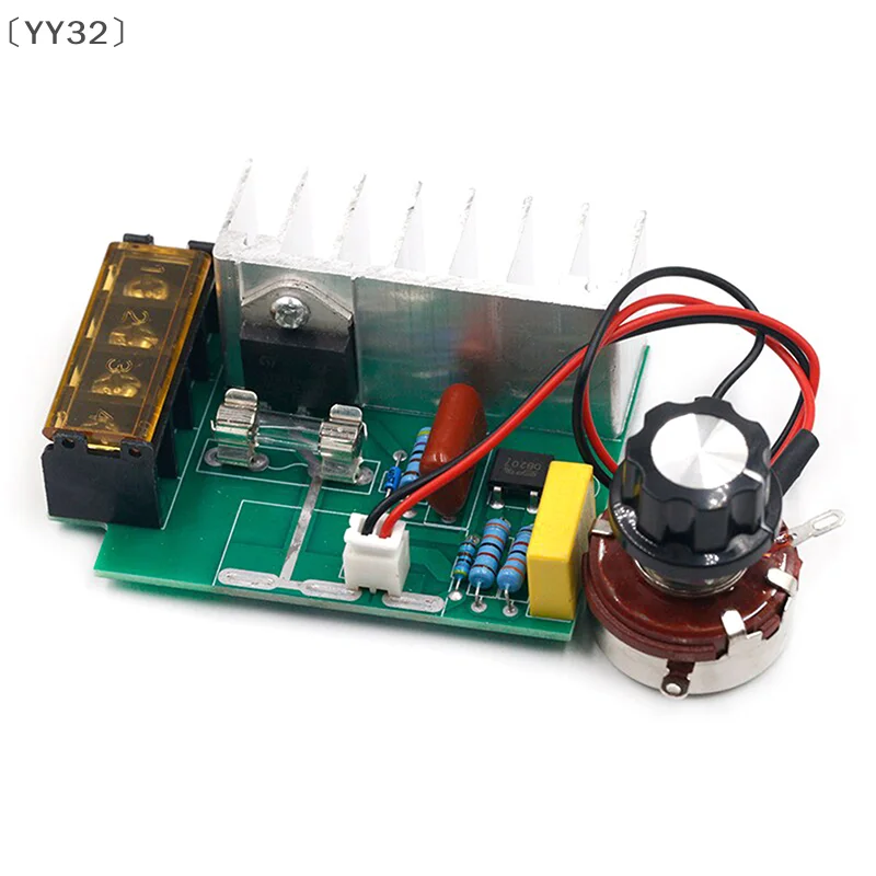 

〔YY32〕 4000W 0-220V AC SCR Electric Voltage Regulator Motor Speed Controller Dimmers