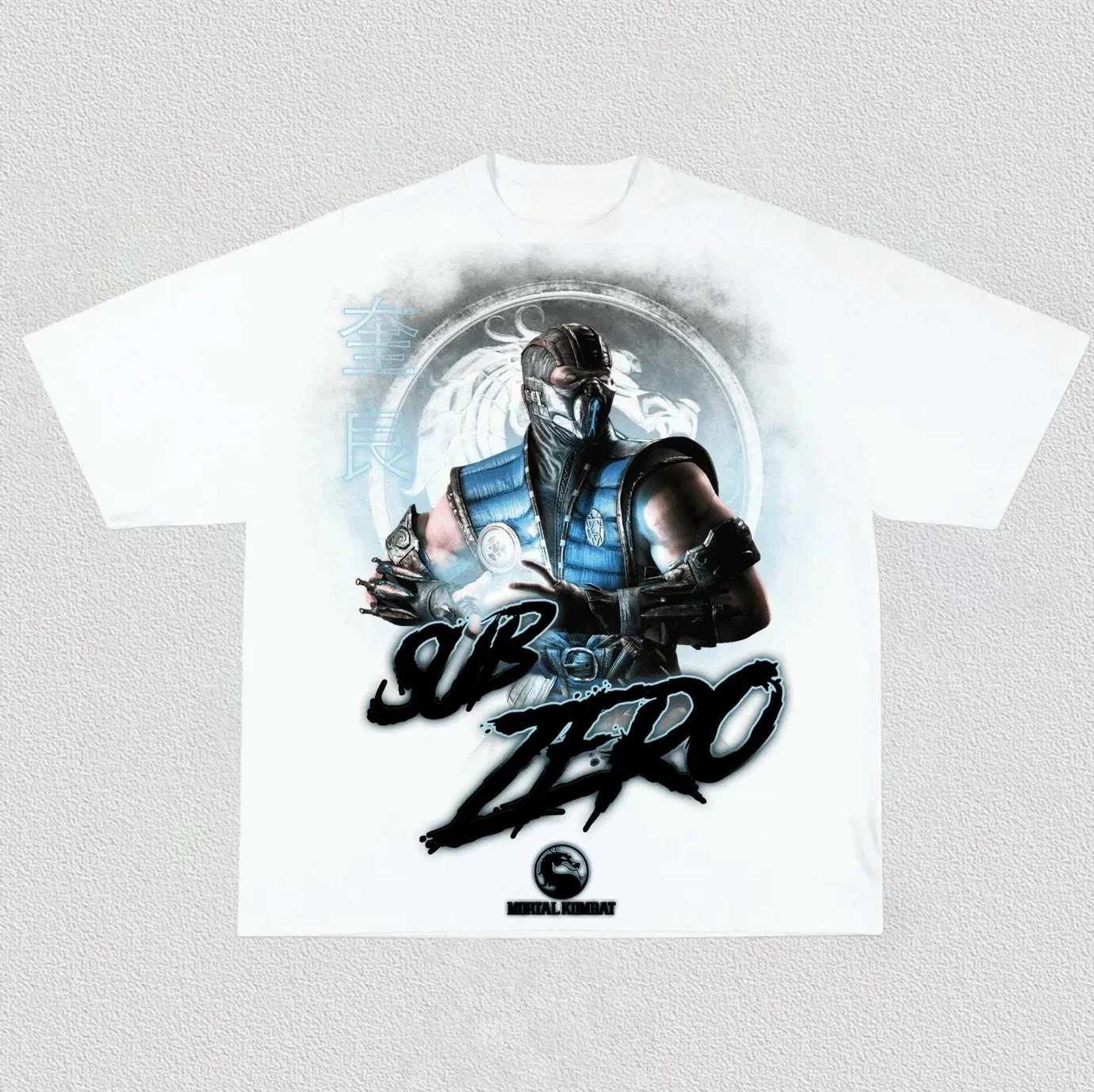 Mortal Kombat-Sub Zero Game Printing T-shirt Men's Clothing Women's 2026 Summer New High Quality Cotton Short-sleeved T Shirt