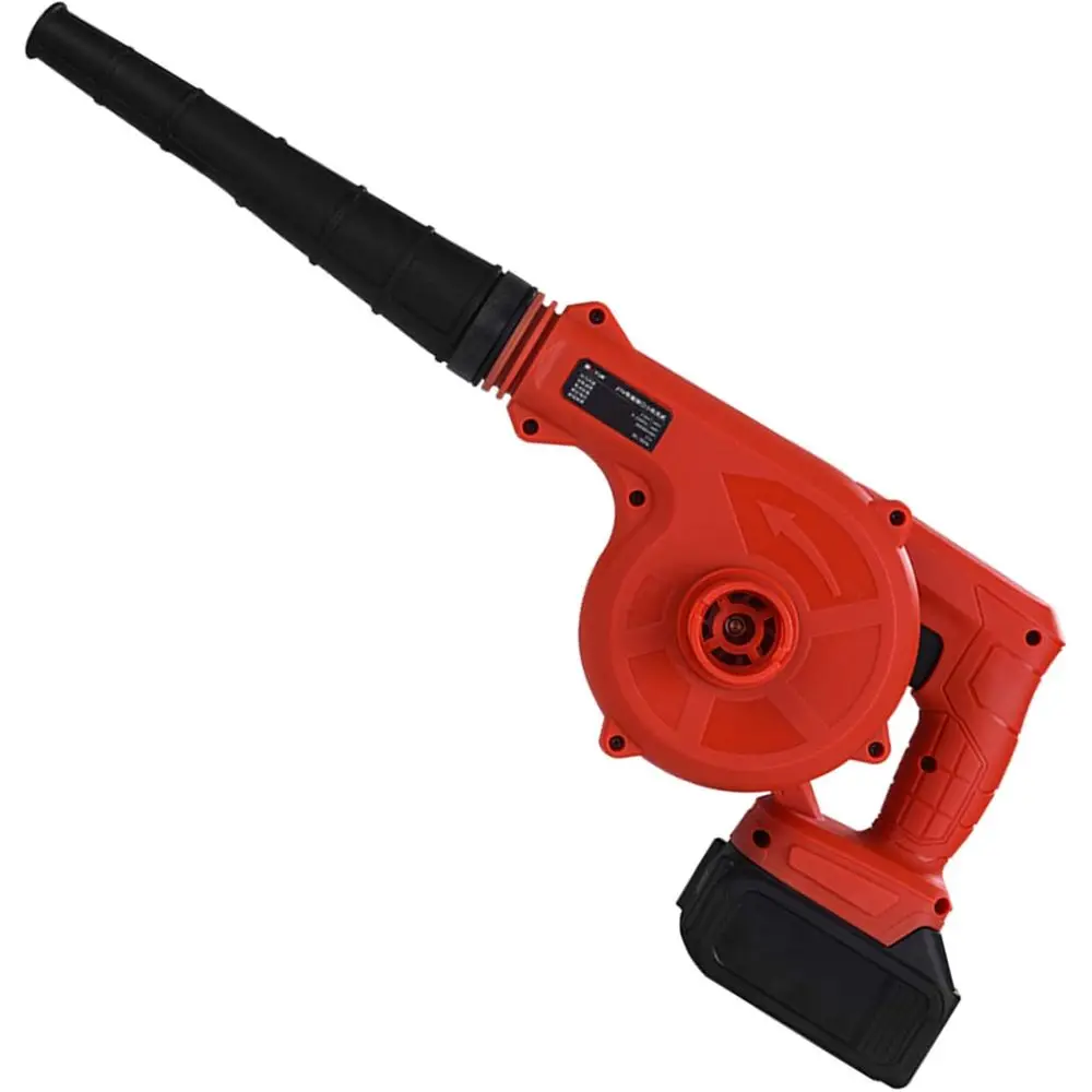 

Аккумуляторная воздуходувка и подметальная машина 2-в-1 с регулируемой скоростью, литий-ионный аккумулятор, идеально подходит для листьев, снега и пыли