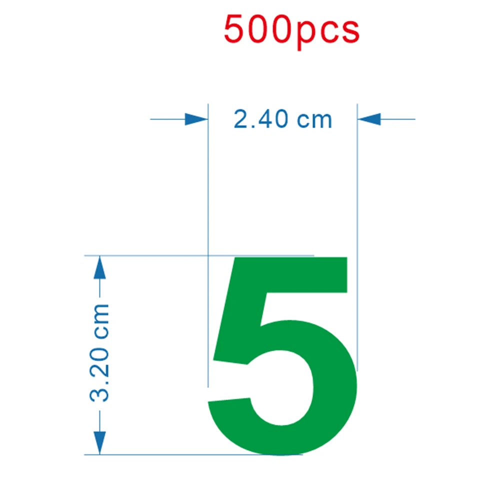 

500 pcs Acrylic
