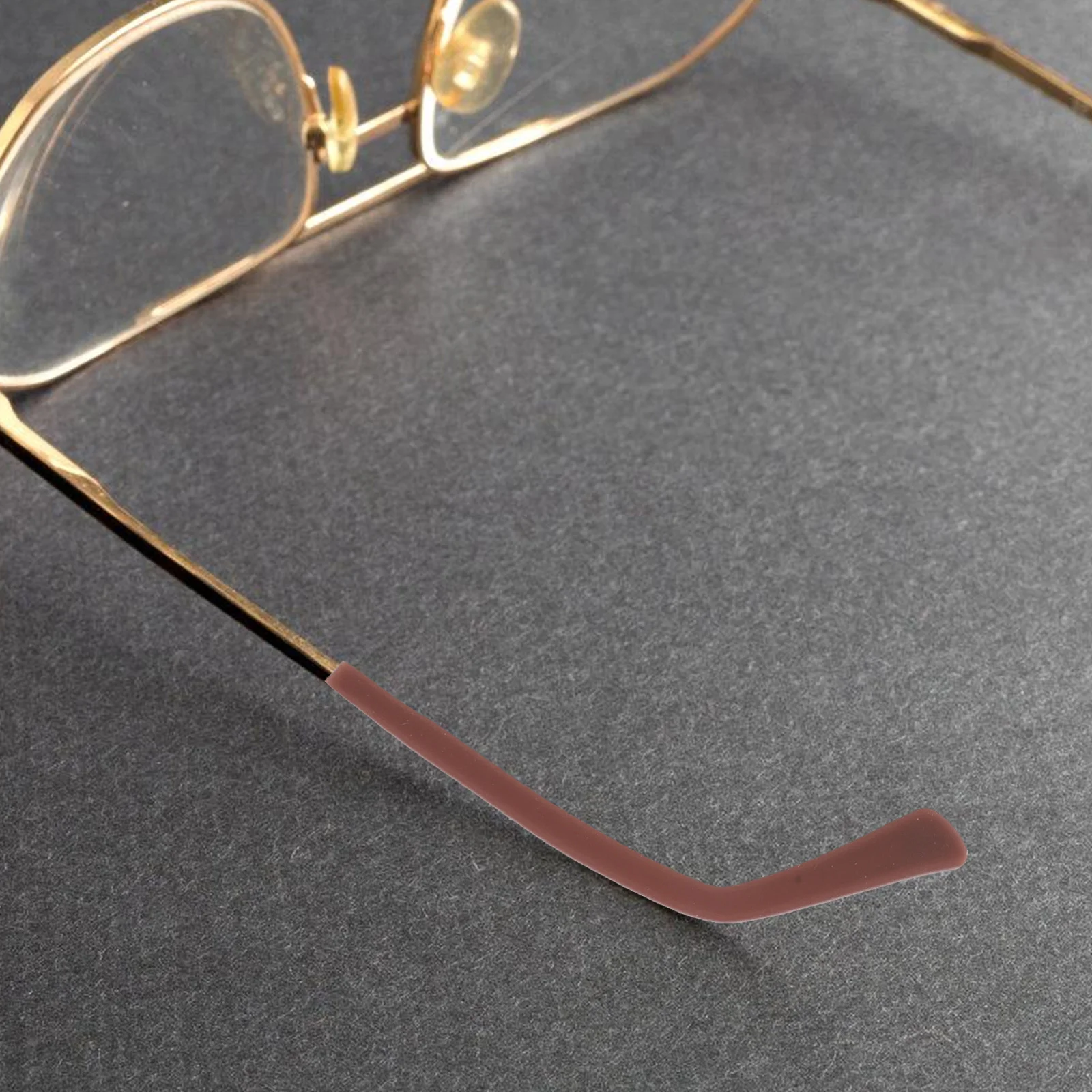 

12Pairs Spectacles Leg Sleeve Silicone Material Anti Slip Good Stretchy Not Easy Out Shape Eyeglasses Leg Cover