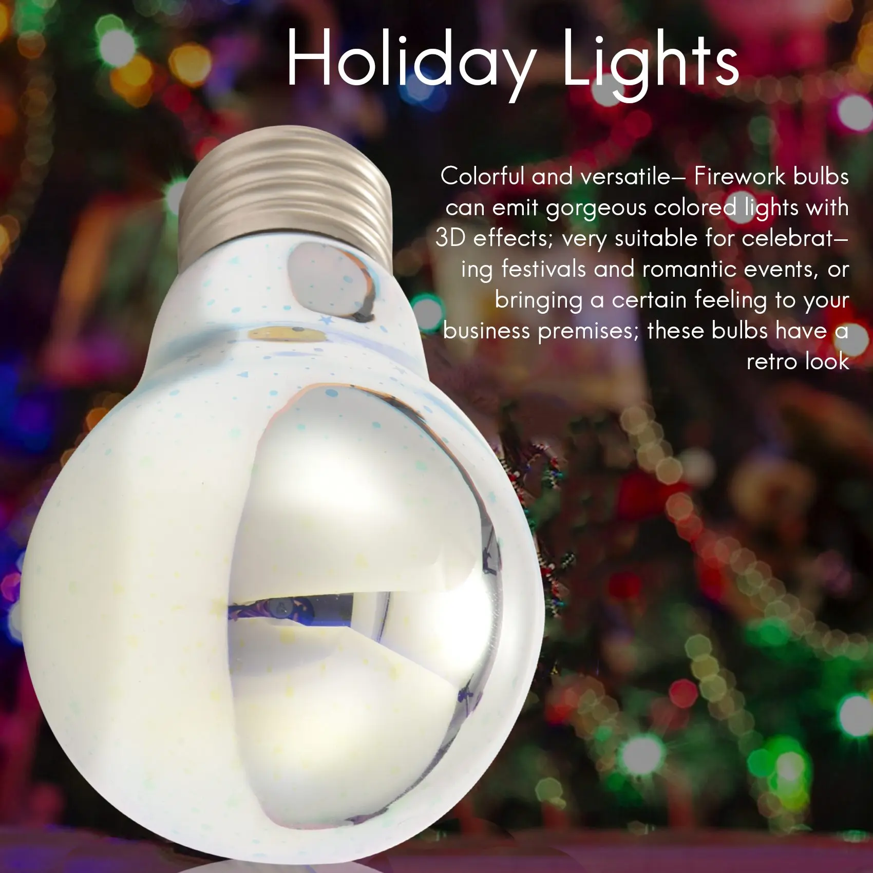 

LED Infinity 3D Effect LED Bulb LED Light Bulb Decoration Lamp 85-265V E27 Holiday Lights-AT36