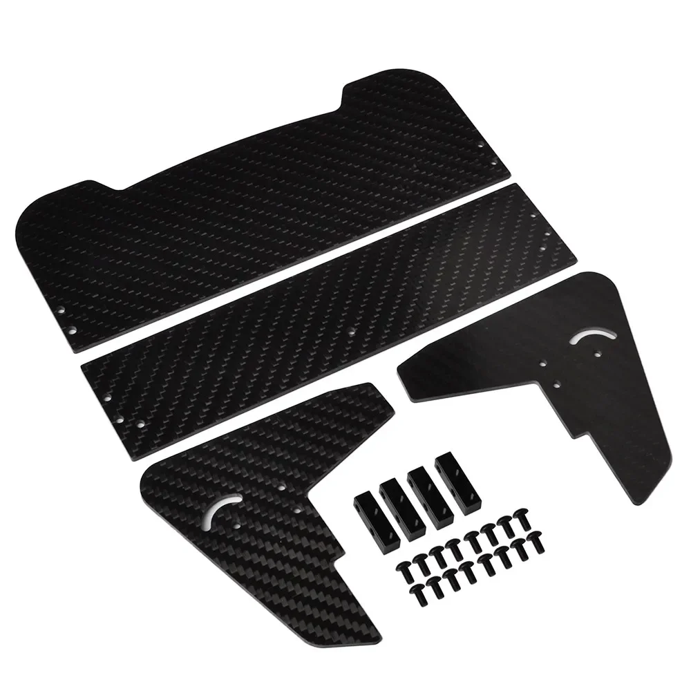 1/7 Carbon Fiber Rear Tail Wing Spoiler for ARRMA Infraction 6S RC On-Road Car Upgrade Accessories RC Model Parts