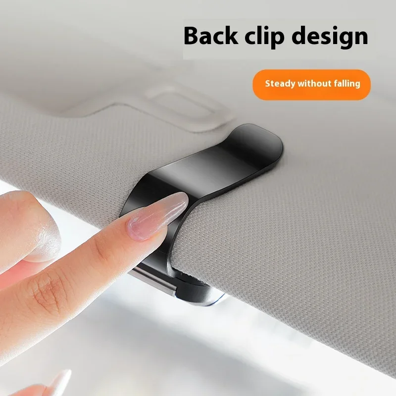 Car-Mounted Eyeglass Holder Multi-Functional Sunshade Board Storage Clip Sunglasses Frame Interior Decoration Accessories image 3