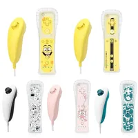 For Nintendo Wii U Joystick 2 in 1 Wireless Remote Gamepad Controller Set Motion Plus Remote Controller Gamepad Games Control