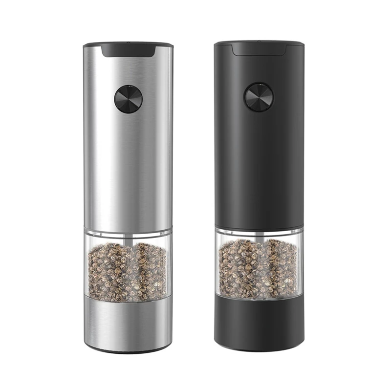 Electric Salt And Pepper Grinder One Hand Automatic Operation Adjustable Coarseness Battery Powered Automatic Grinding