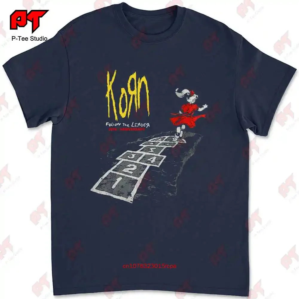 Authentic Korn Follow The Leader 20Th Anniversary T-shirt 4YZS image 2