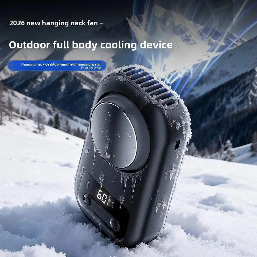 

Desktop Fan Can Be Hung On The Waist For Outdoor Ice Cooling, Usb Charging, Long Battery Life, Handheld Small Fan