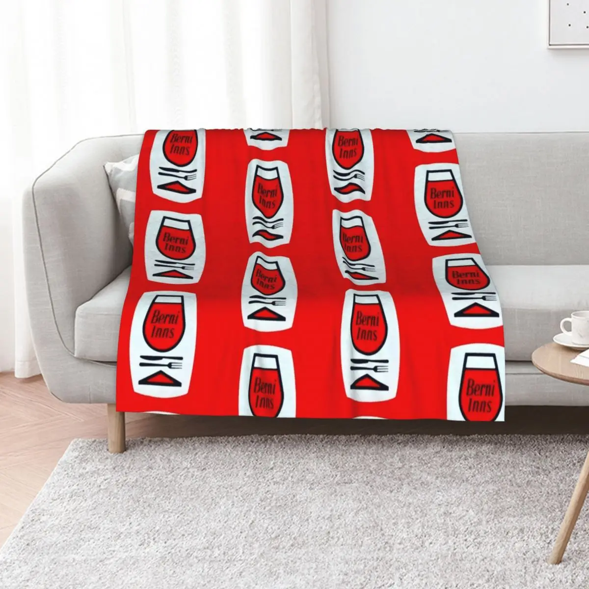 Berni Inn Throw Blanket Blankets For Baby Softest blankets and throws Soft Multi-Purpose Picnic Blankets