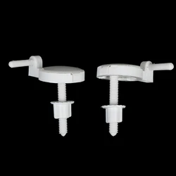 1 Set Toilet Seat Cover Screws Mounting Screws Top And Bottom Quick Release Stainless Steel Screws Toilet Accessories