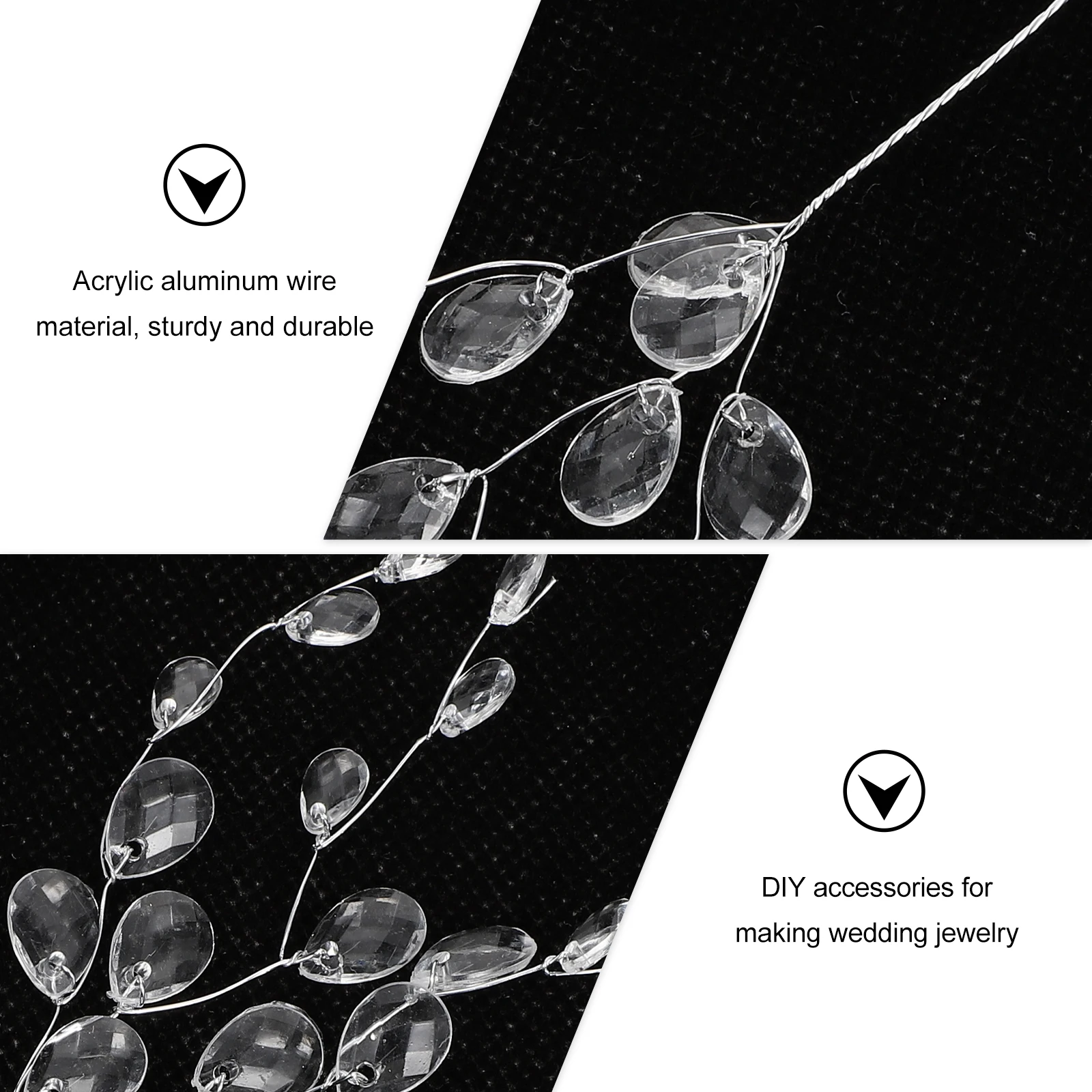 

50PCS Wedding Decor DIY Craft Supplies Artificial Flower Wreath Material Party nament Accessories Elegant