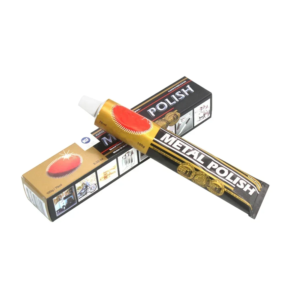 75ml 50g/100g Cream Knife Machine Polishing Wax Mirror Metal Stainless Steel Watch Polishing Paste Metal Polish Rust Remover view 6