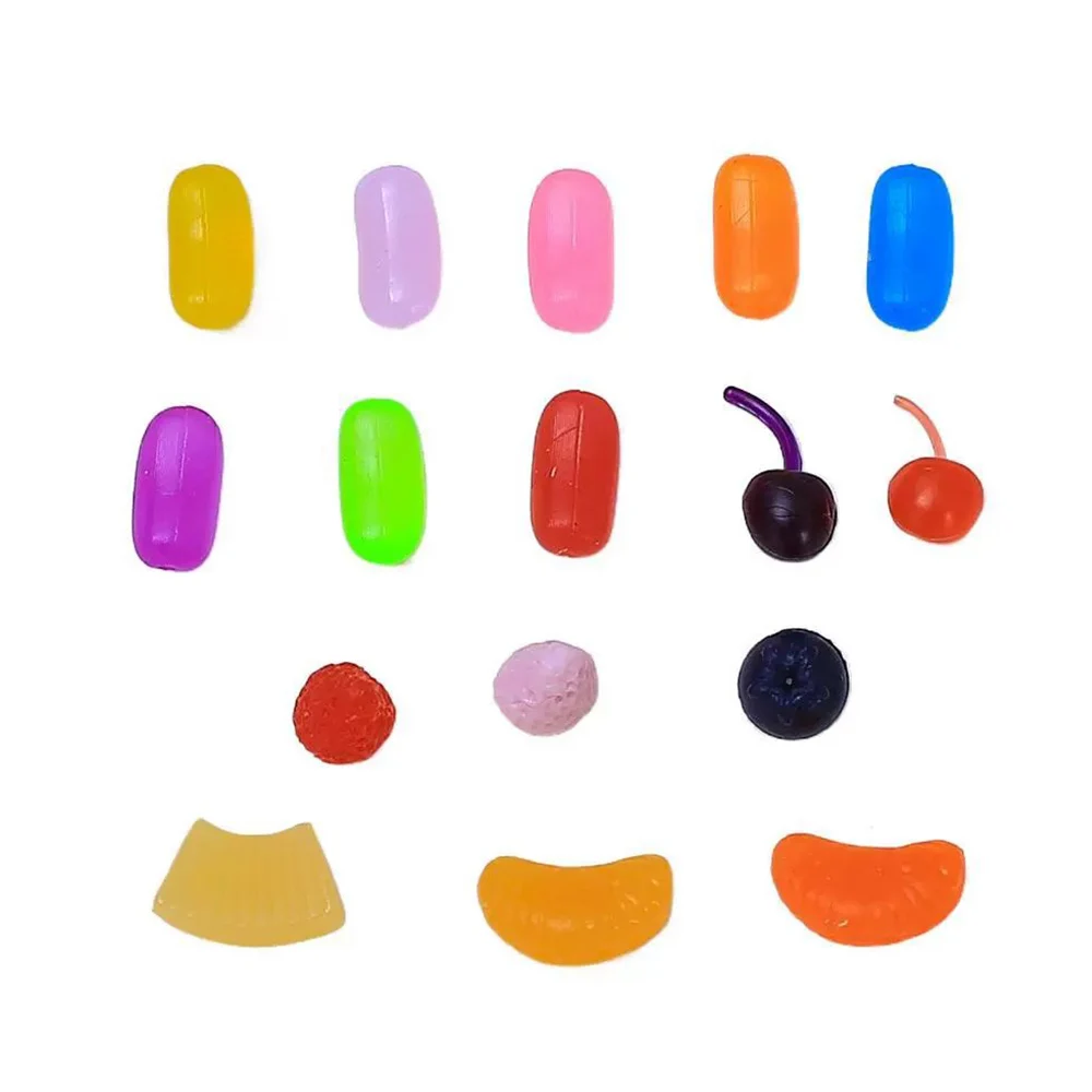 20PCS Mini Blueberry Series Miniature Flat Back Resin Cabochons For Hairpin Scrapbooking DIY Home Decor Craft Accessories