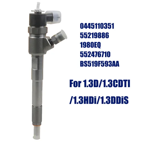 Imagen 1 del producto Nuevo inyector de combustible diésel para Fiat 500 PANDA DOBLO PUNTO Ford VAUXHALL OPEL COMBO 1.3D 1.3 TDCi 0445110351 piezas de motor de automóvil