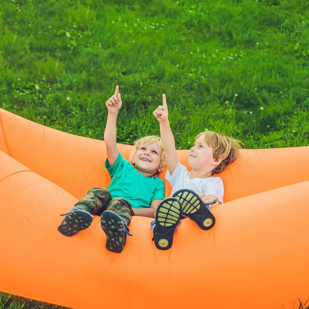 Gorąca nadmuchiwana sofa dmuchana sofa krzesło śpiwór nadmuchiwany leżak nadmuchiwane łóżko przenośna kanapa na festiwal kempingowy na świeżym