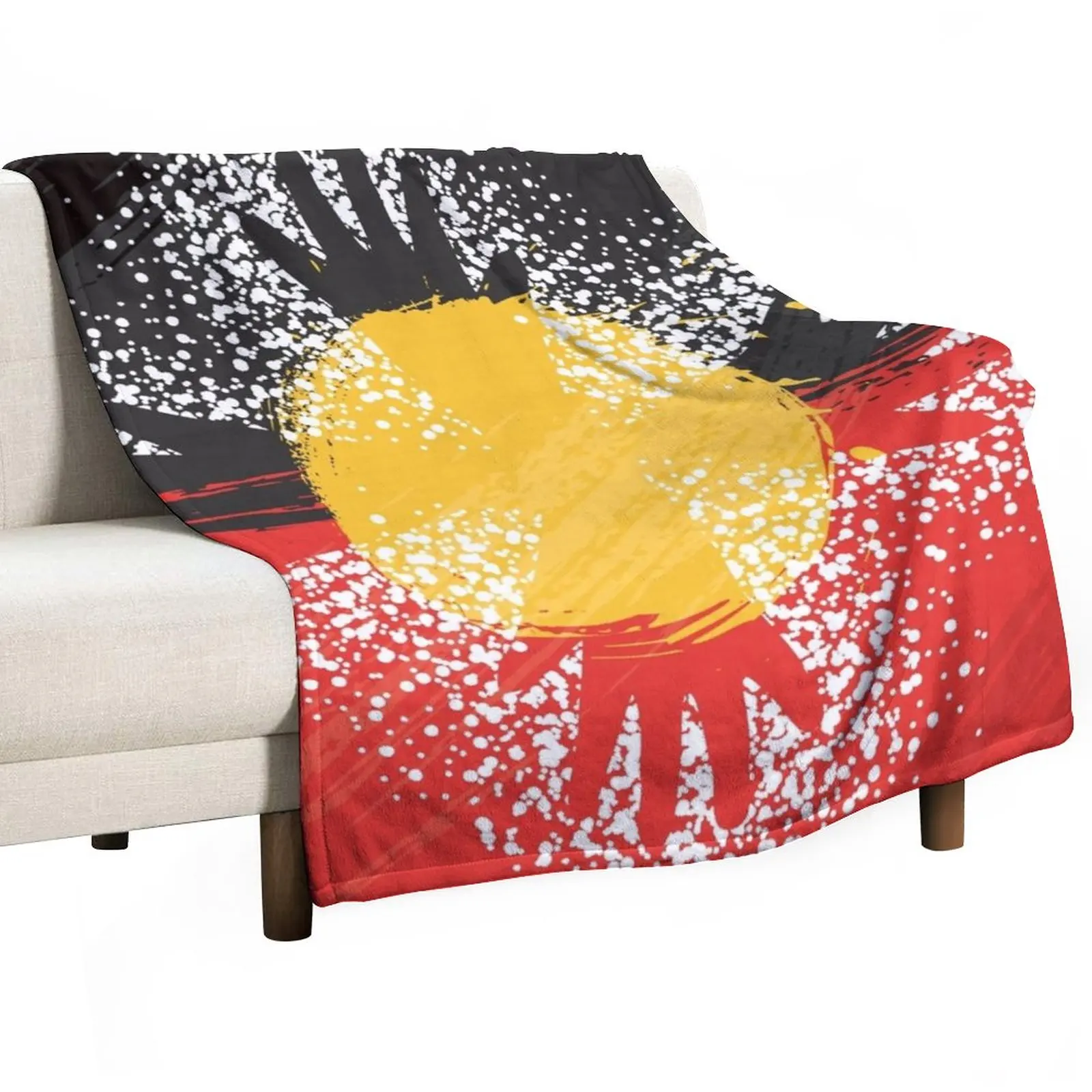 

Awesome Aboriginal Art Throw Blanket Fluffy Softs for sofa Blankets