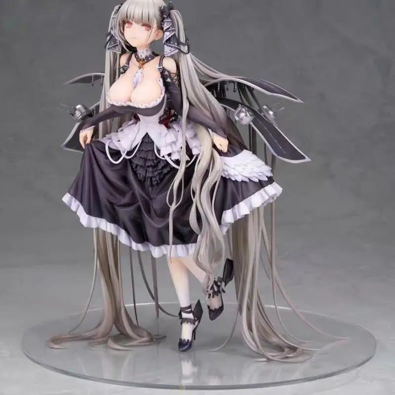 

Azur Lane Formidable Figure With Exchangeable Face Parts High Quality Deluxe Statue Gothic Lolita Dress Anime Model For Display