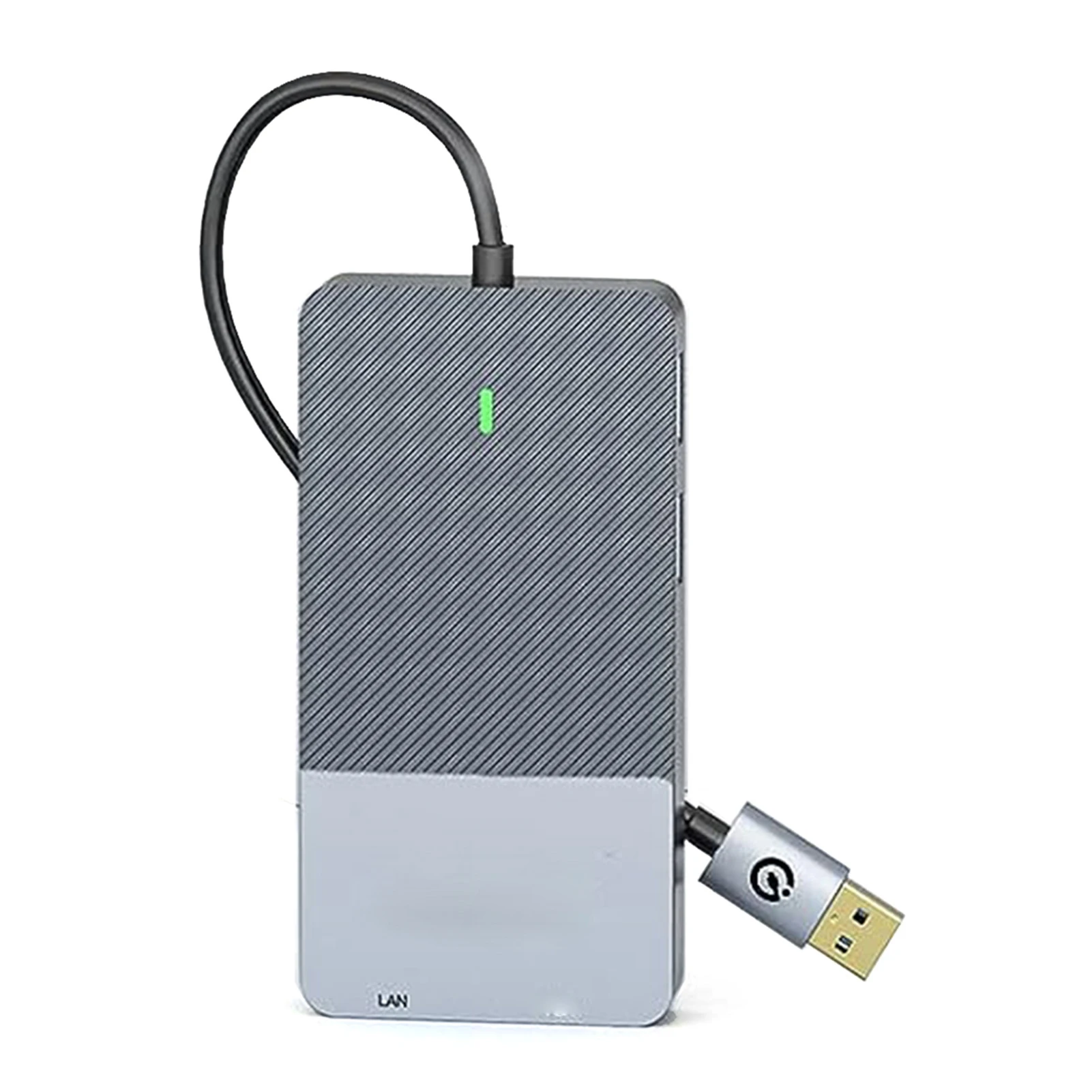 Triple Display USB Hub Dock with VGA LAN Card Slots USB 3.0 3.5mm Headphone Splitter Extenders Laptop Multiport Docking Station