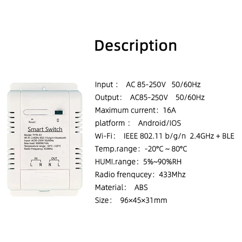 2X Tuya Smart Wifi Thermostat 16A Wireless Control With Energy Consumption Monitoring Temperature Humidity Thermostat