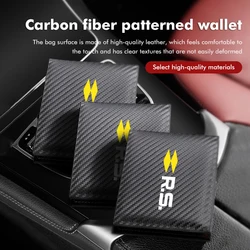Leather Wallet Car Driving Card Bag Organizer Case For Renaul RS Sport Megane 3 4 2 Clio 5 Line Sandero Scenic Logan