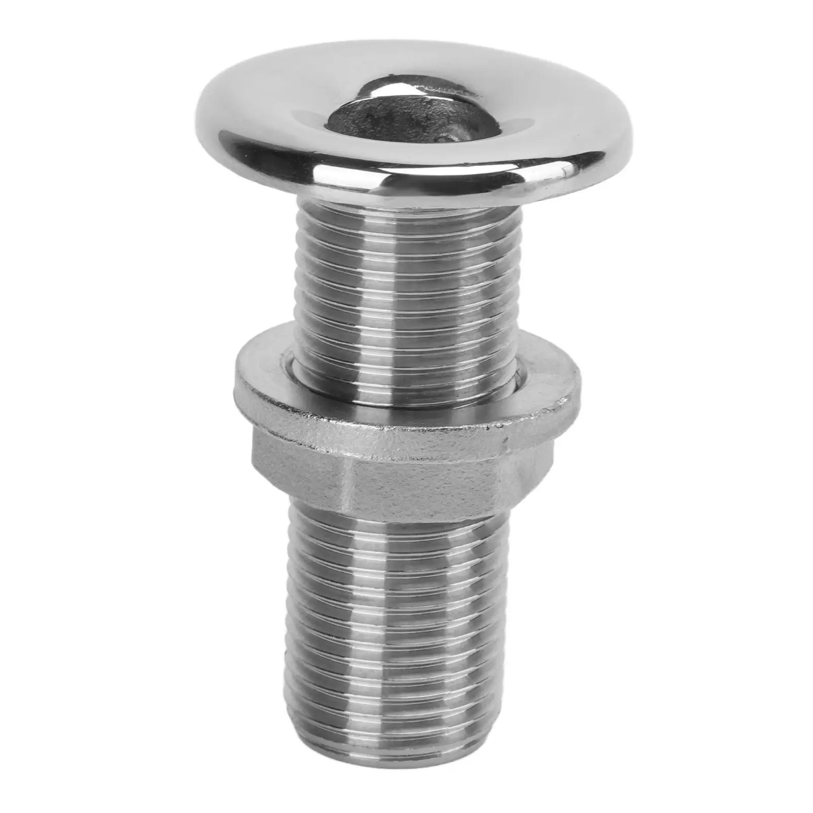 

Drain Vent Bilge Pump Durable Boat Water Outlet Port Anticorrosion 1/2in 316 Stainless Steel Rustproof Universal for marine