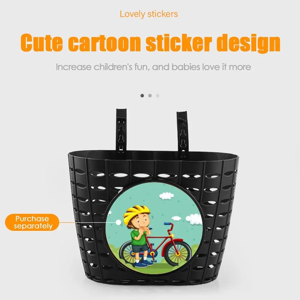 Cycling Front Basket Sticker Bike Front Carrier Scooter Front Basket Children Bicycle Storage Scooter Handlebar Basket New