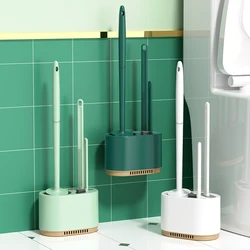 Beishan Wall Mounted Three In One Toilet Brush, Multifunctional Toilet Brush Holder, Suitable For Bathrooms, PP Material