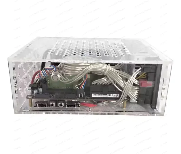 

Корпус для ПК Simple ITX, полностью прозрачный, с блоком питания 1U/FLEX, персонализированный, акриловый, для HTPC в гостиной.