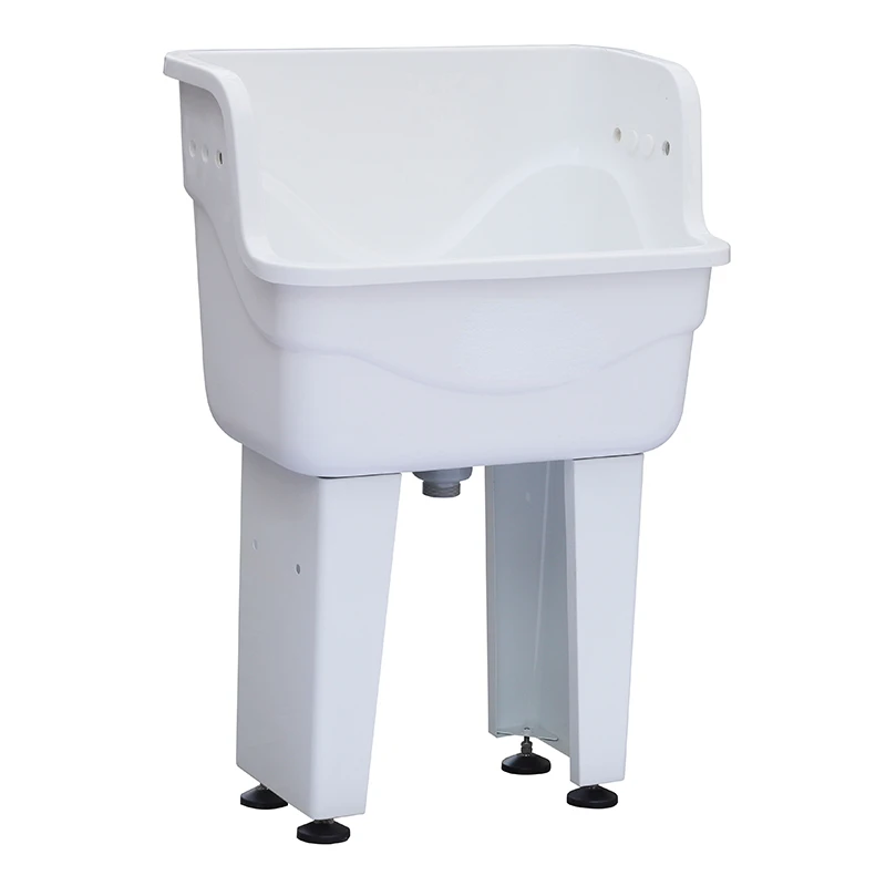 Pet Bath Acrylic Stainless Steel Pure White Small and Medium-Sized Dogs Dog Trough Cat Bath Tub