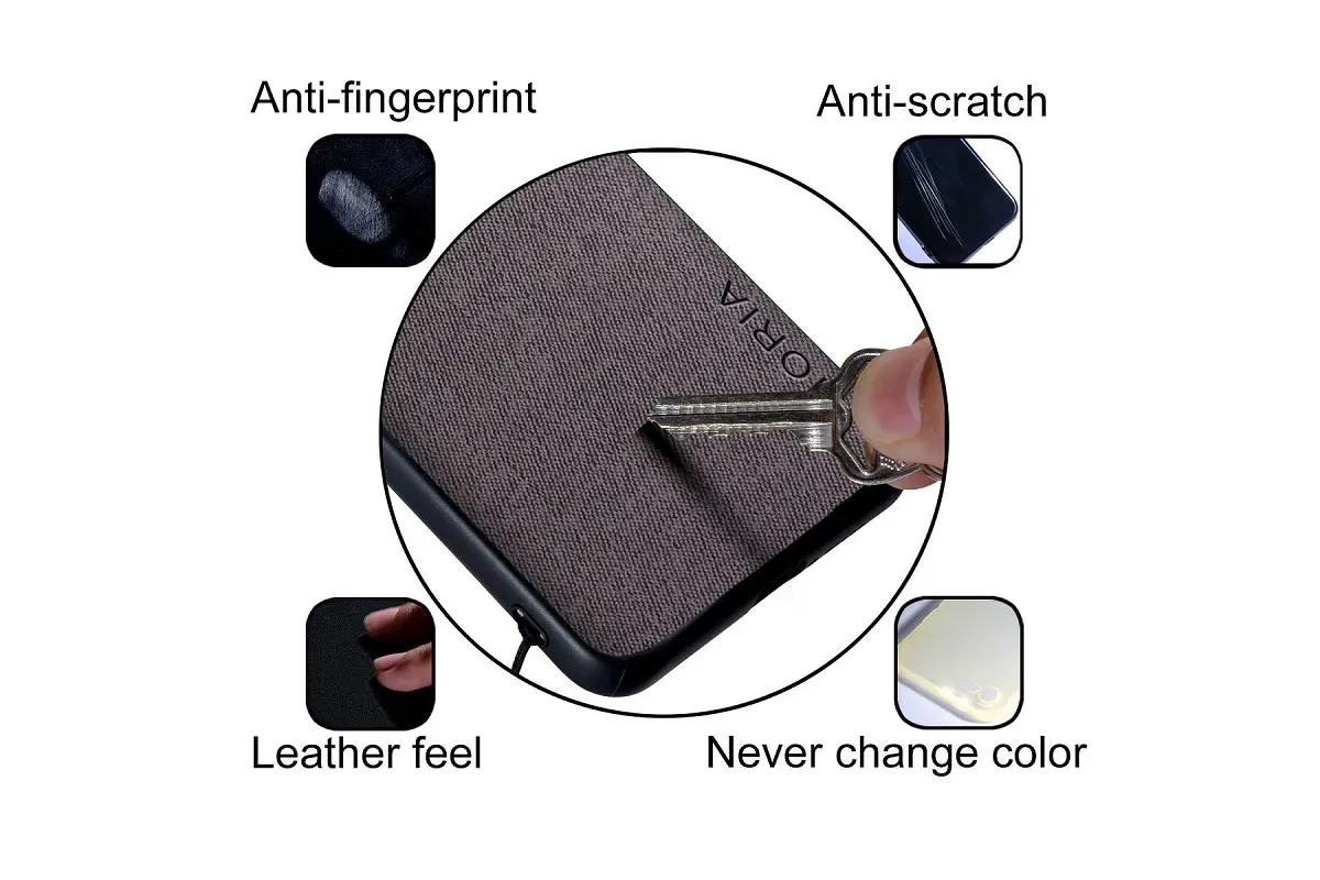 Hülle für Poco F7, Leder, modisch, weiches TPU, Master Hard Textile, modische Leder-Handyhülle für Poco F7, Hülle Funda Coqua – Detail 8
