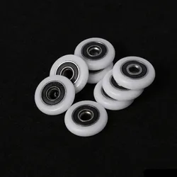 8Pcs Bath cabinet roller wheel shower room accessories bearing roller wheel 23/25/27mm  Drop Shipping