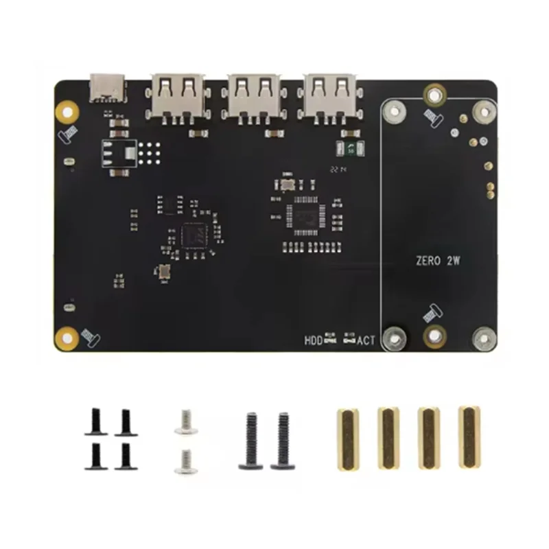 Superbo X301 Scheda di espansione archiviazione NAS HDD/SSD SATA da 2,5 pollici HUB USB per Raspberry Pi Zero 2 W / Zero W