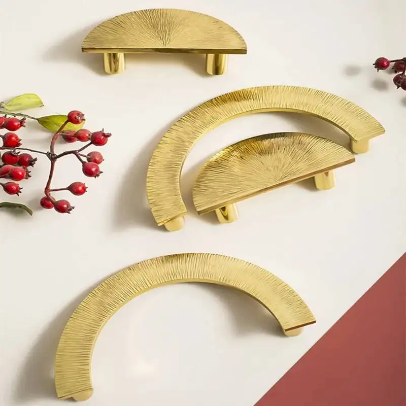 

Light Creative Handmade Hammer Pattern Flat Door Cabinet Handle Home Decoration Hardware