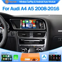 SAZYAUTO para Audi A4 B8 A5 Q5 2009-2015 inalámbrico CarPlay Android Auto NO MMI 2G con AirPlay Mirror Link navegación Bluetooth