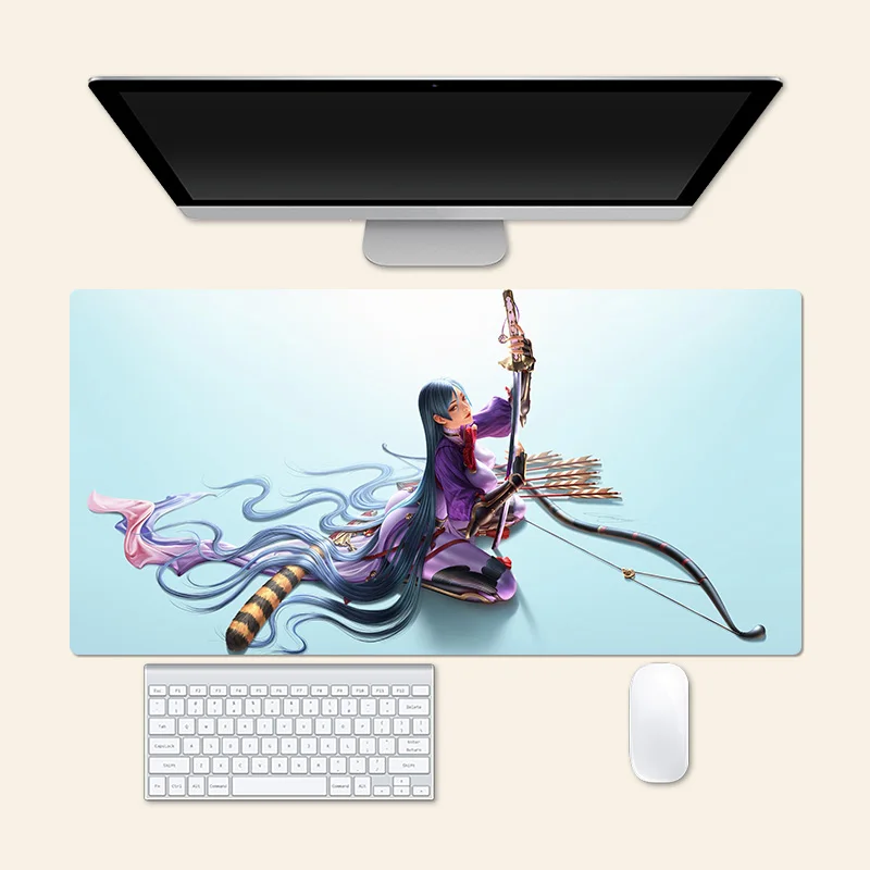 

Сексуальный Minamoto No Raikou аниме большой коврик для мыши офисный коврик для мыши креативный игровой настольный коврик подарок