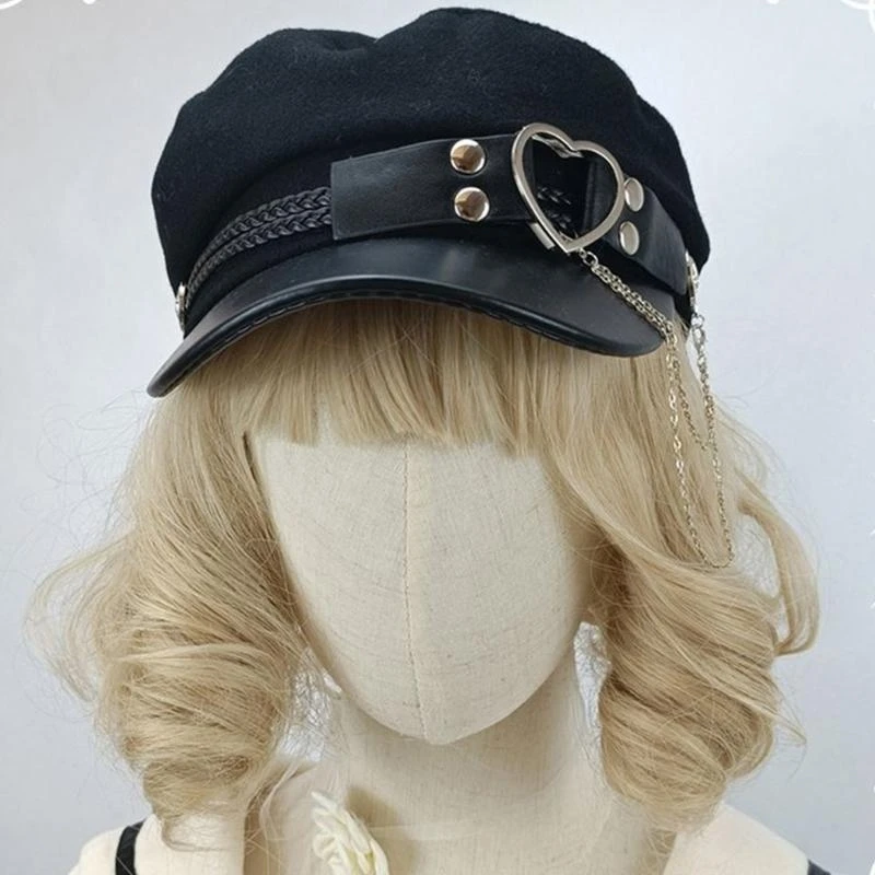 قبعة Steampunk Octagonal for Teenagers Girl Women Hat Clothing Association